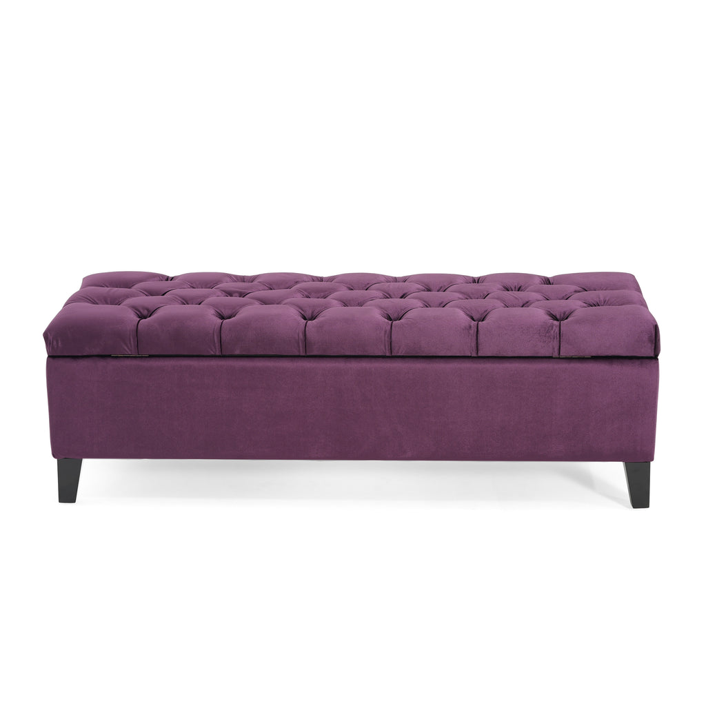 GLOUSTER STORAGE OTTOMAN - Grand Goldman Shop