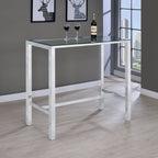 Tommy Chrome 47-inch Bar Table - Grand Goldman Shop