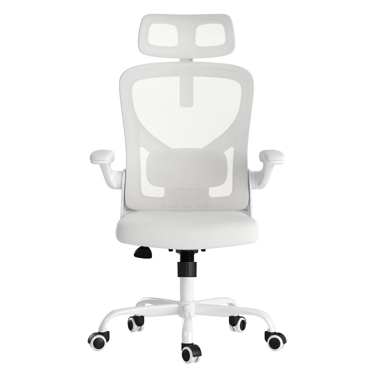Ergonomic Office Chair, Home Office Desk Chair with Headrest, High Back Computer Chair with Armrests and Adjustable Lumbar Su