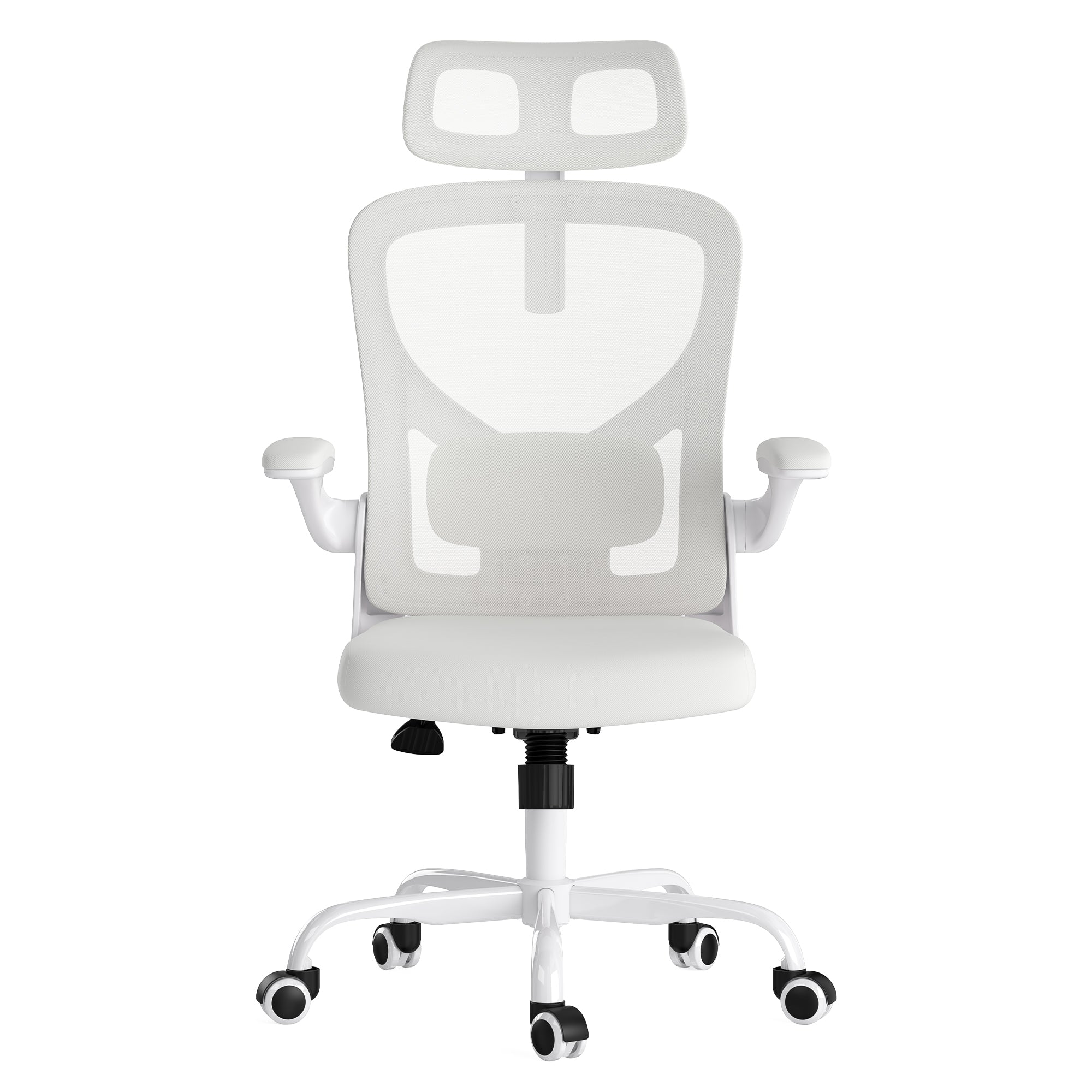 Ergonomic Office Chair, Home Office Desk Chair with Headrest, High Back Computer Chair with Armrests and Adjustable Lumbar Su