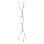 Coat Rack, Hall Tree, Free Standing, 11 Hooks, Entryway, 74'h, Bedroom, Grey Metal, Contemporary, Modern - Grand Goldman Shop