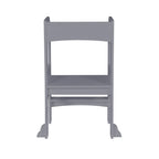 Gray Child Standing Tower Step Stool for Kitchen Counter MDF - Grand Goldman