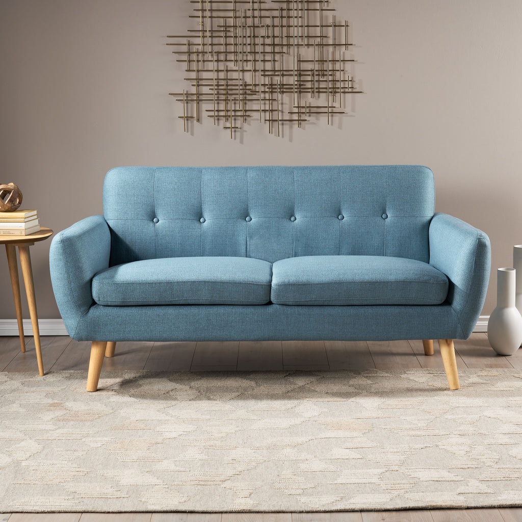 67.25' Button Tufted Loveseat - Grand Goldman Shop