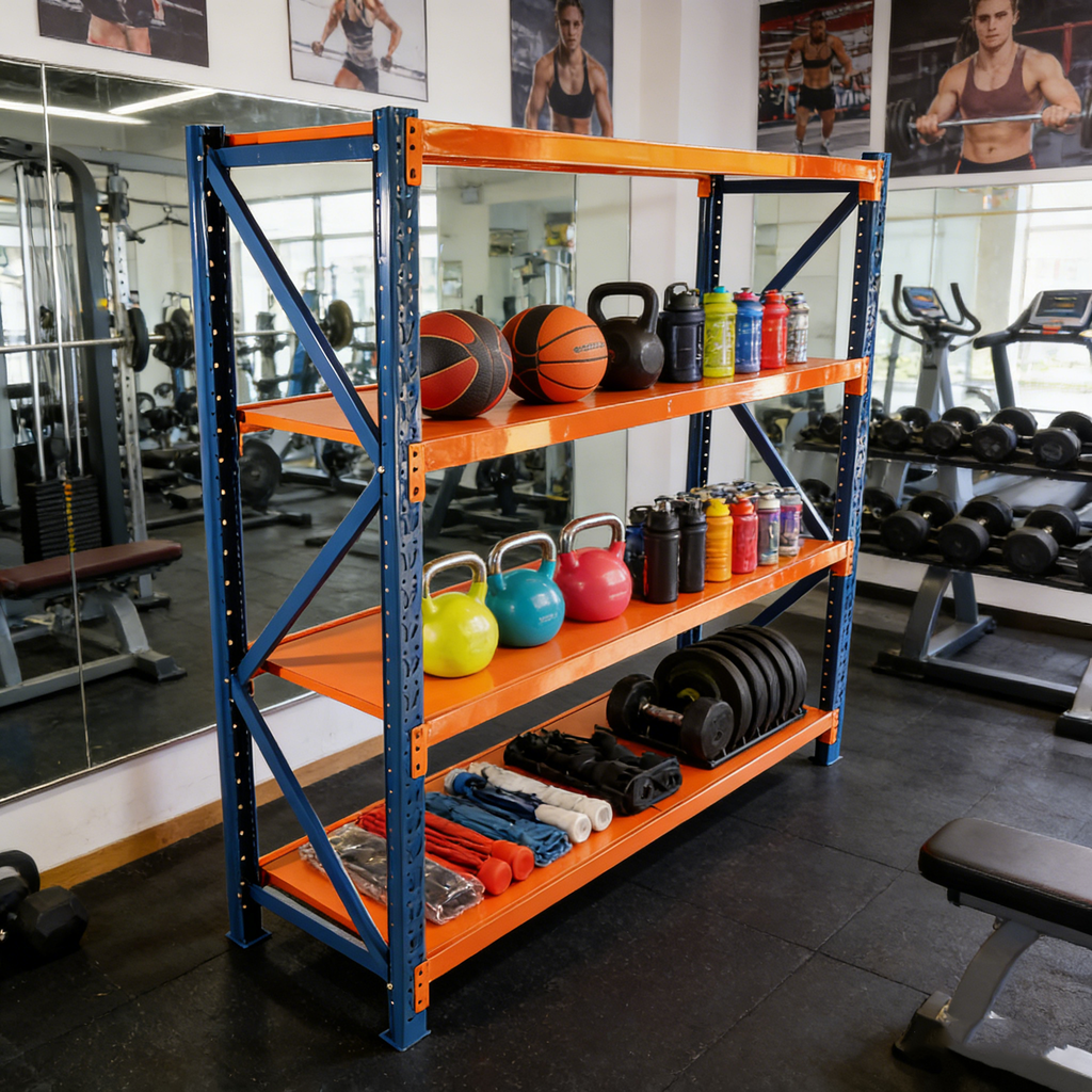 Garage shelves Heavy Duty - 4400 lbs garage storage 4 levels, adjustable metal shelving units and storage, industrial shelves utility shelves for commercial store tools gym - Grand Goldman Shop