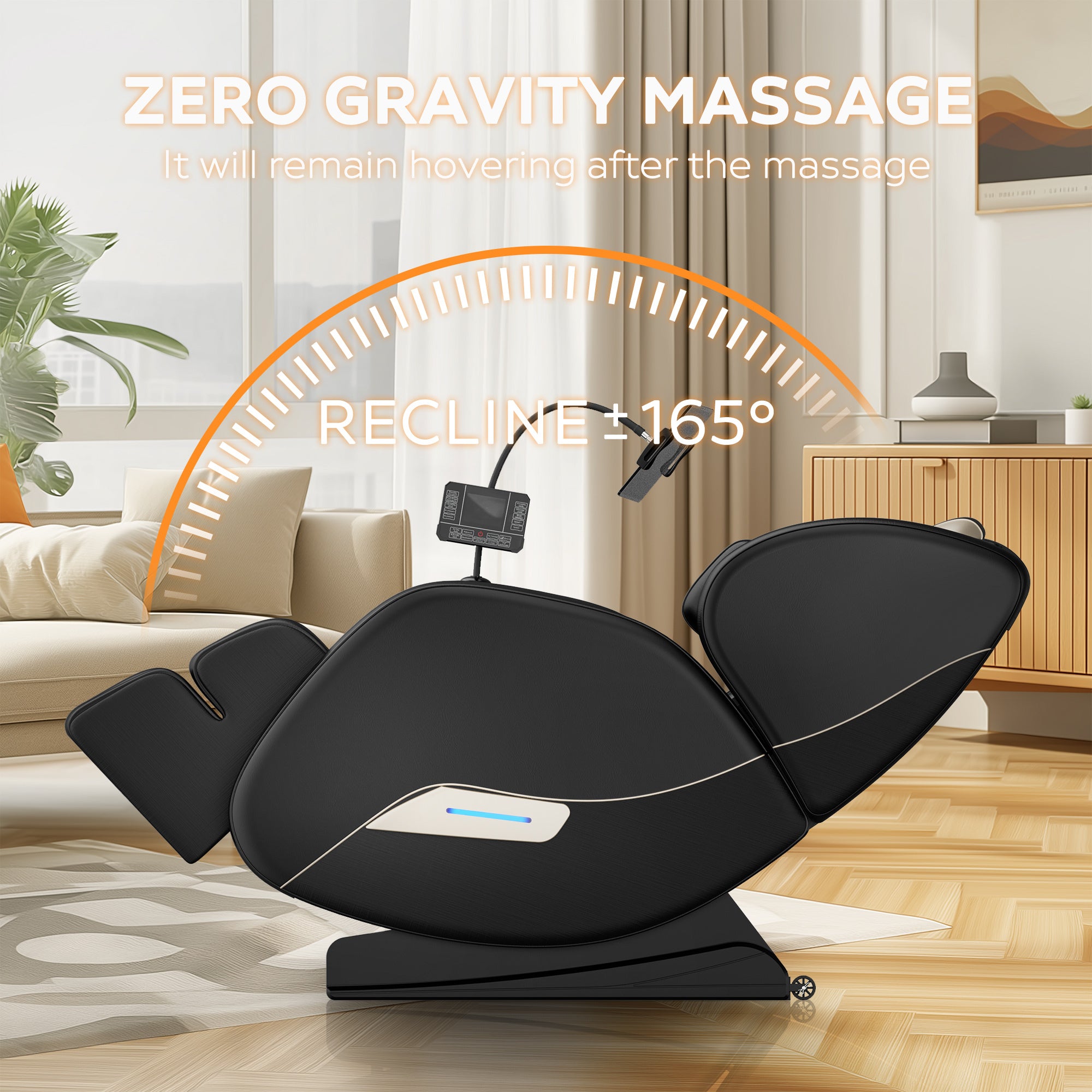 2024 Massage Chair Recliner with Zero Gravity with Full Body Air Pressure - Grand Goldman Shop