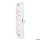 7 Tier multi-functional pull-out multi-tier storage Single-sided open shelf for Kitchen, Living Room & Narrow Spaces - Grand Goldman Shop