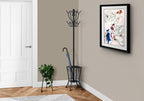 Coat Rack, Hall Tree, Free Standing, 8 Hooks, Entryway, 71'h, Umbrella Holder, Bedroom, Black Metal, Transitional - Grand Goldman Shop