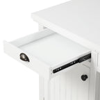 67' Modern Executive Desk,Computer Desk with 2 Wooden Doors Storage Cabinet and 3 Drawers, Rectangle Home Office Desk  ,Readi
