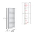 2 Piece Bookcase Living Room Set,  Storage Cabinet, 49' Wide and 9 Shelves White - Shop Quality Furniture at Grand Goldman