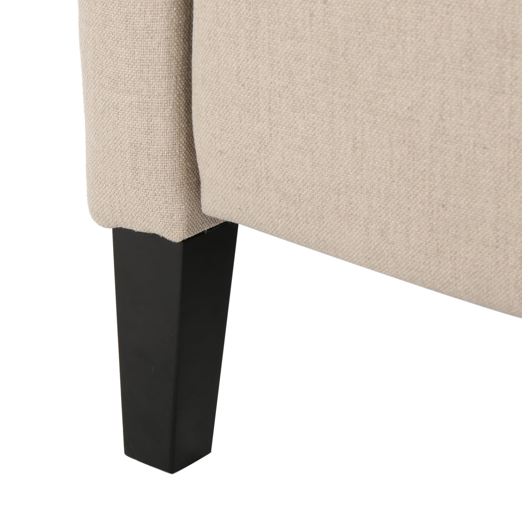 Westeros Wing Back Fabric Upholstered Recliner - Grand Goldman Shop