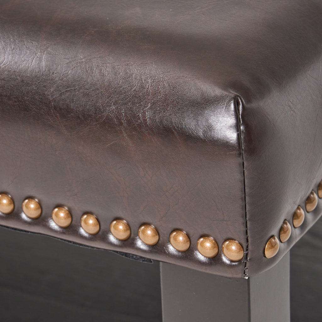 Large Square Ottoman Bench, faux leather Coffee Table Ottoman with rack & Solid Wood Legs, Oversized Ottoman for Living Room - Grand Goldman Shop