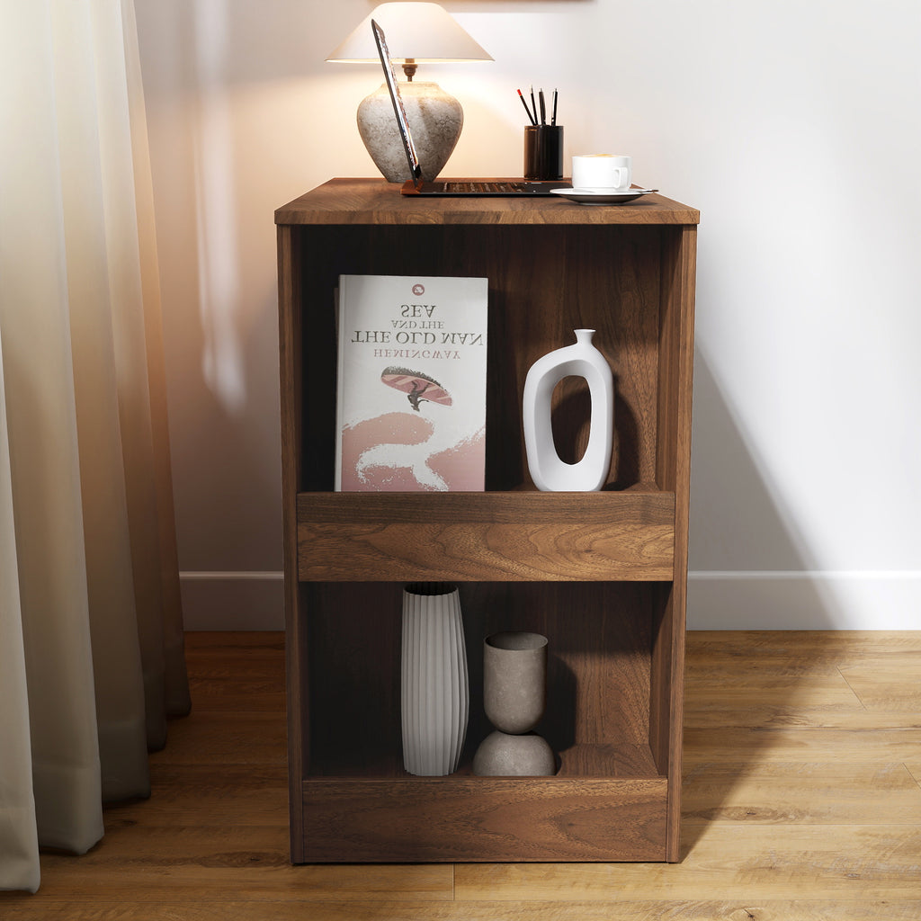 Computer Desk with Drawers, Modern Corner Home Office storage with extendable table, Study Writing Desk Workstation for Home,