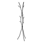 Coat Rack, Hall Tree, Free Standing, 11 Hooks, Entryway, 74'h, Bedroom, Black Metal, Contemporary, Modern - Grand Goldman Shop