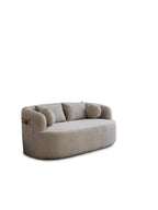 Sofa-in-a-Box, Memory Foam 2-Seater Couch, No Installation & Easy to Transport, Deep Seat Modern Sofa with chenille Fabric, Couch for Living Room, Bedroom, Apartment, Home Office,Gray - Grand Goldman Shop