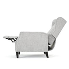 Westeros Wing Back Fabric Upholstered Recliner - Grand Goldman Shop