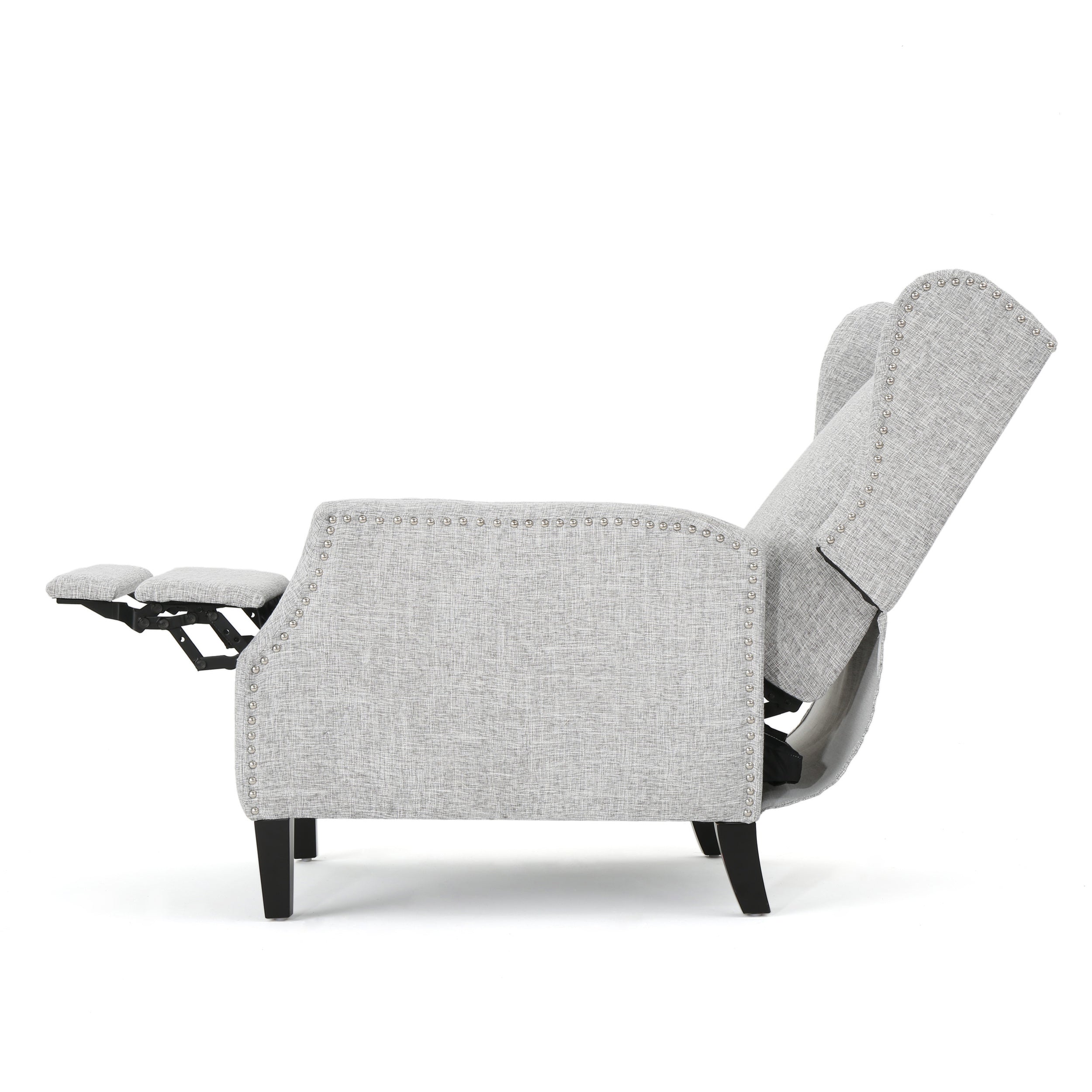 Westeros Wing Back Fabric Upholstered Recliner - Grand Goldman Shop