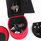 9' Tall Display Jewelry Box with Hidden Storage, High Heel Shoe Design, Red Velvet - Grand Goldman Shop