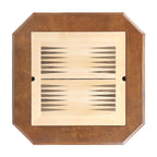 Galini Walnut Finish Game Table (Reversible Game Tray) - Grand Goldman