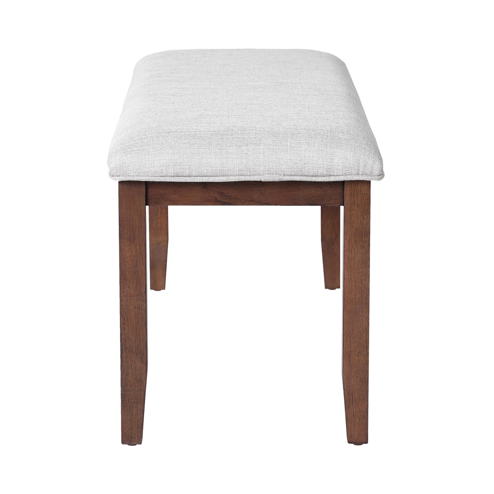 Upholstered Bench for Bedroom End of Bed,38-inch Entryway Bench for Living Room,Dining Bench with Padded Seat and Solid Wood Leg for Kitchen Bedroom,Indoor and Hallway (Bench, Beige+Cherry) - Grand Goldman Shop