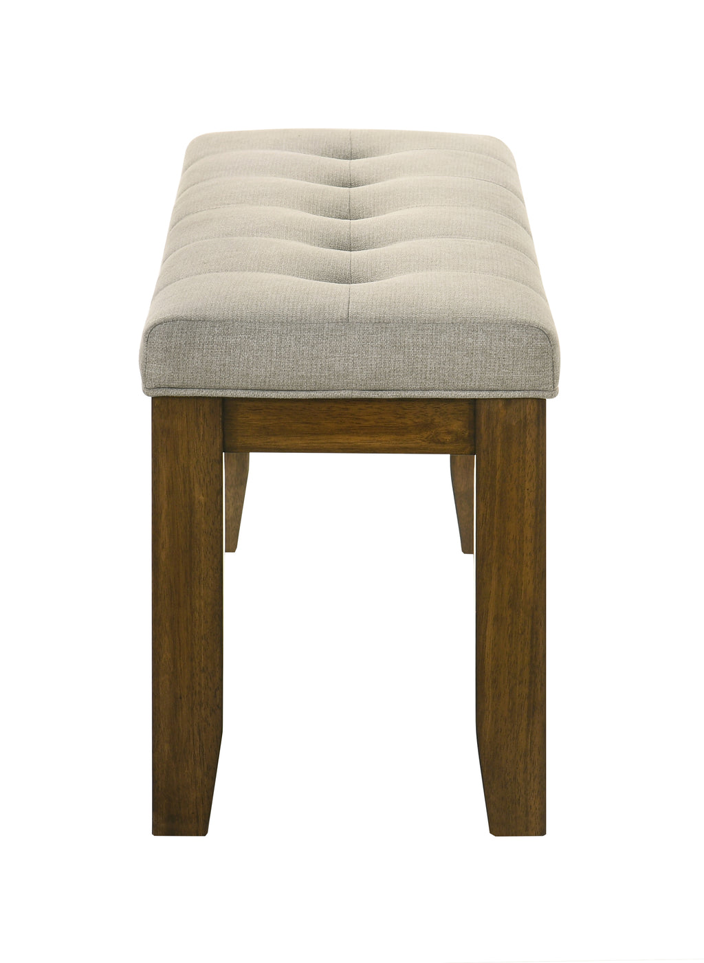 1pc Tailored Bench Tufted Upholstered Soft Neutral Fabric Luxurious Comfort Modern Wooden Dining Room Furniture - Grand Goldman Shop