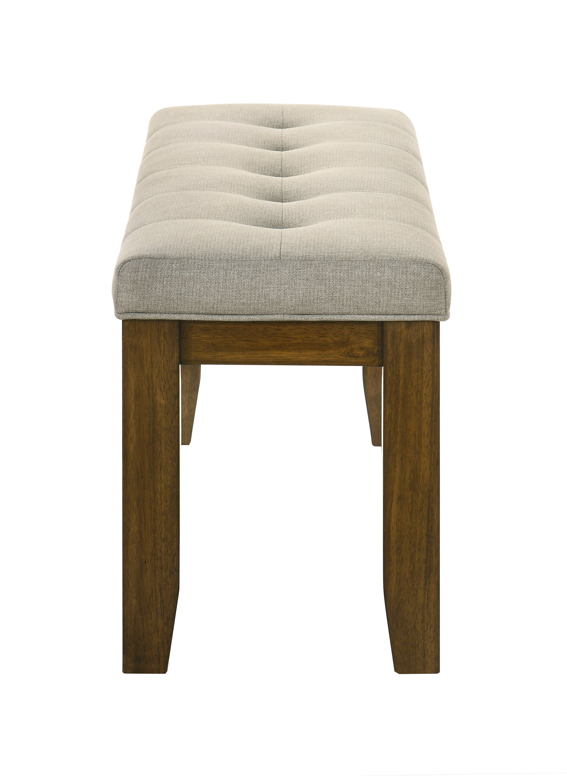 1pc Tailored Bench Tufted Upholstered Soft Neutral Fabric Luxurious Comfort Modern Wooden Dining Room Furniture - Grand Goldman Shop