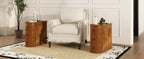 End Table with Charging Station, Sofa Side Table with Drawers, No Assembly Required, Expect Arrival Date (2025/5/27) - Grand Goldman Shop