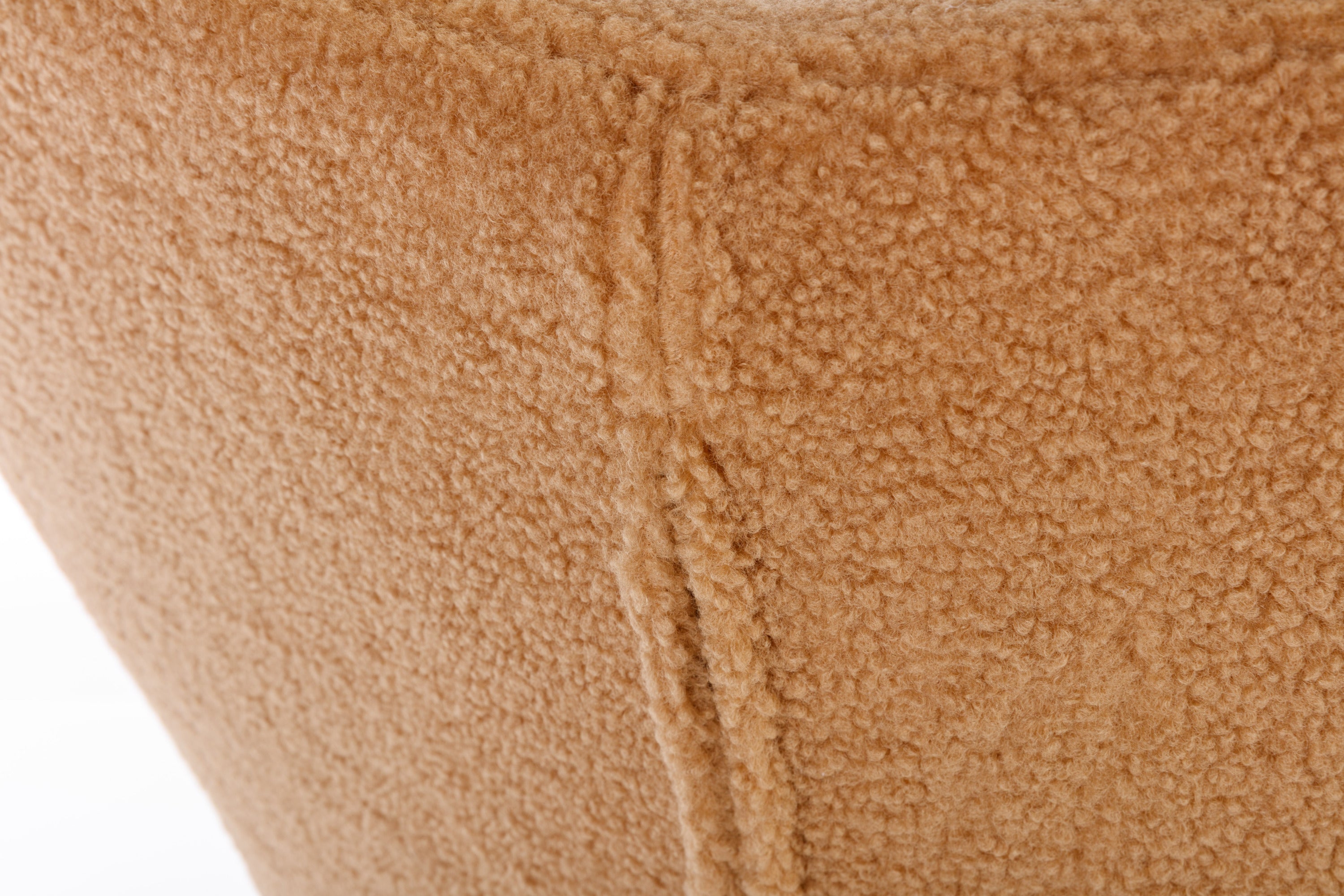 050-Teddy Fabric Rocking Gilder Nursery Chair For Living Room Indoor,Khaki - Grand Goldman Shop