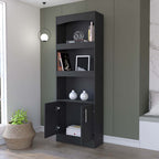 Durango Bookcase, Three Shelves, Double Door Cabinet - Grand Goldman