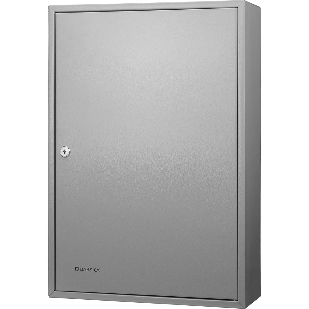 Stylish Adjustable 150 Key Cabinet with Key Lock in Gray Steel for Secure Storage - Available at Grand Goldman