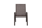 6 Piece Patio Chairs, Outdoor Camping Chairs with Breathable Textilene Fabric, Set of 6 Garden Chairs with Armrest High Backr