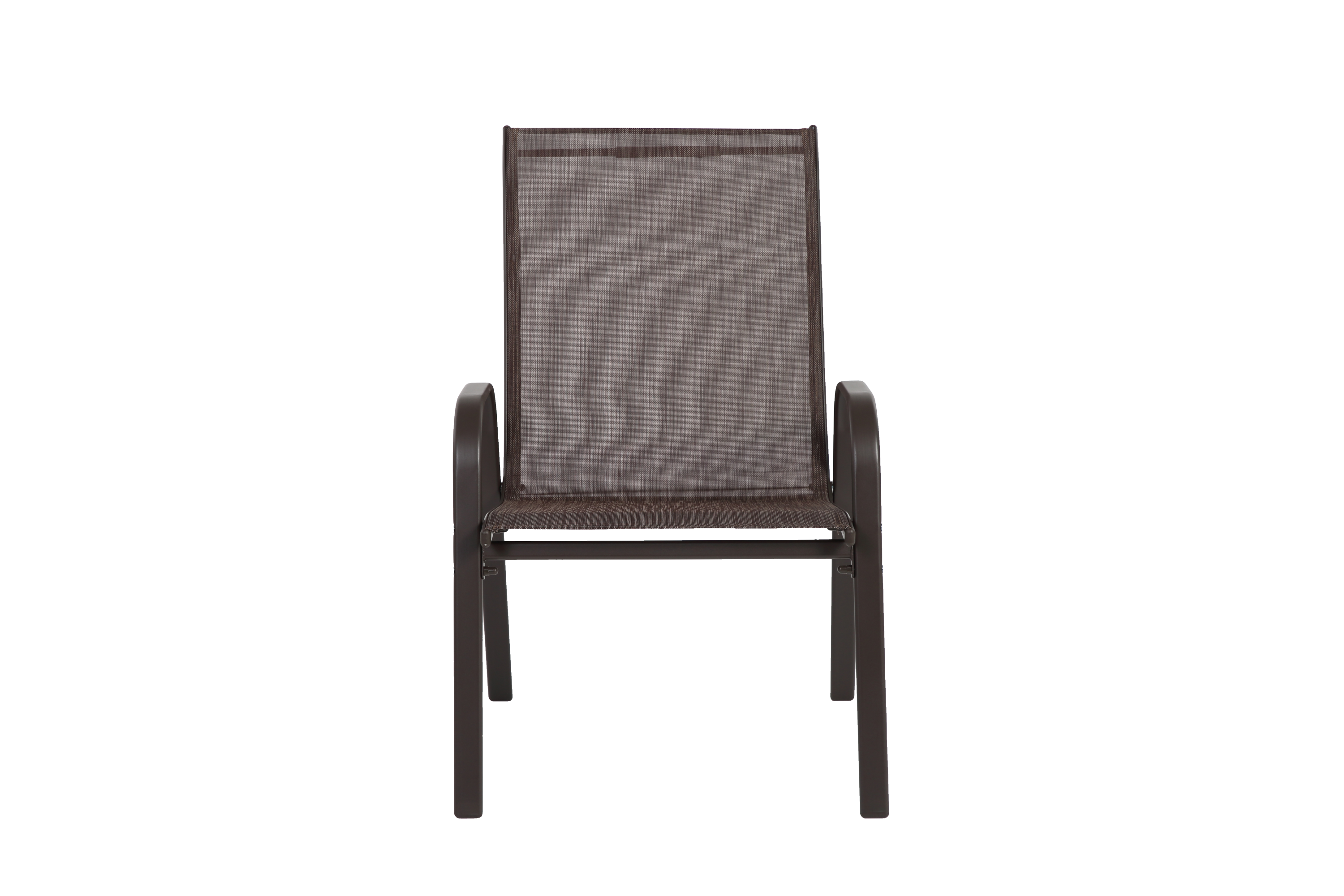 8 Piece Patio Chairs, Outdoor Camping Chairs with Breathable Textilene Fabric, Set of 2 Garden Chairs with Armrest High Backr