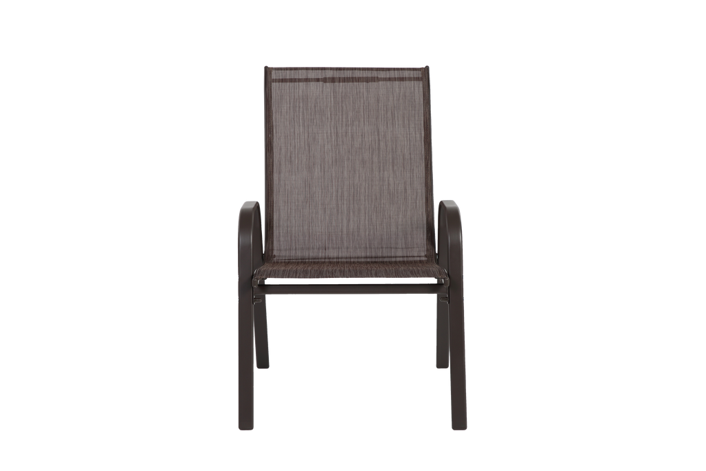 4 Piece Patio Chairs, Outdoor Camping Chairs with Breathable Textilene Fabric, Set of 2 Garden Chairs with Armrest High Backr