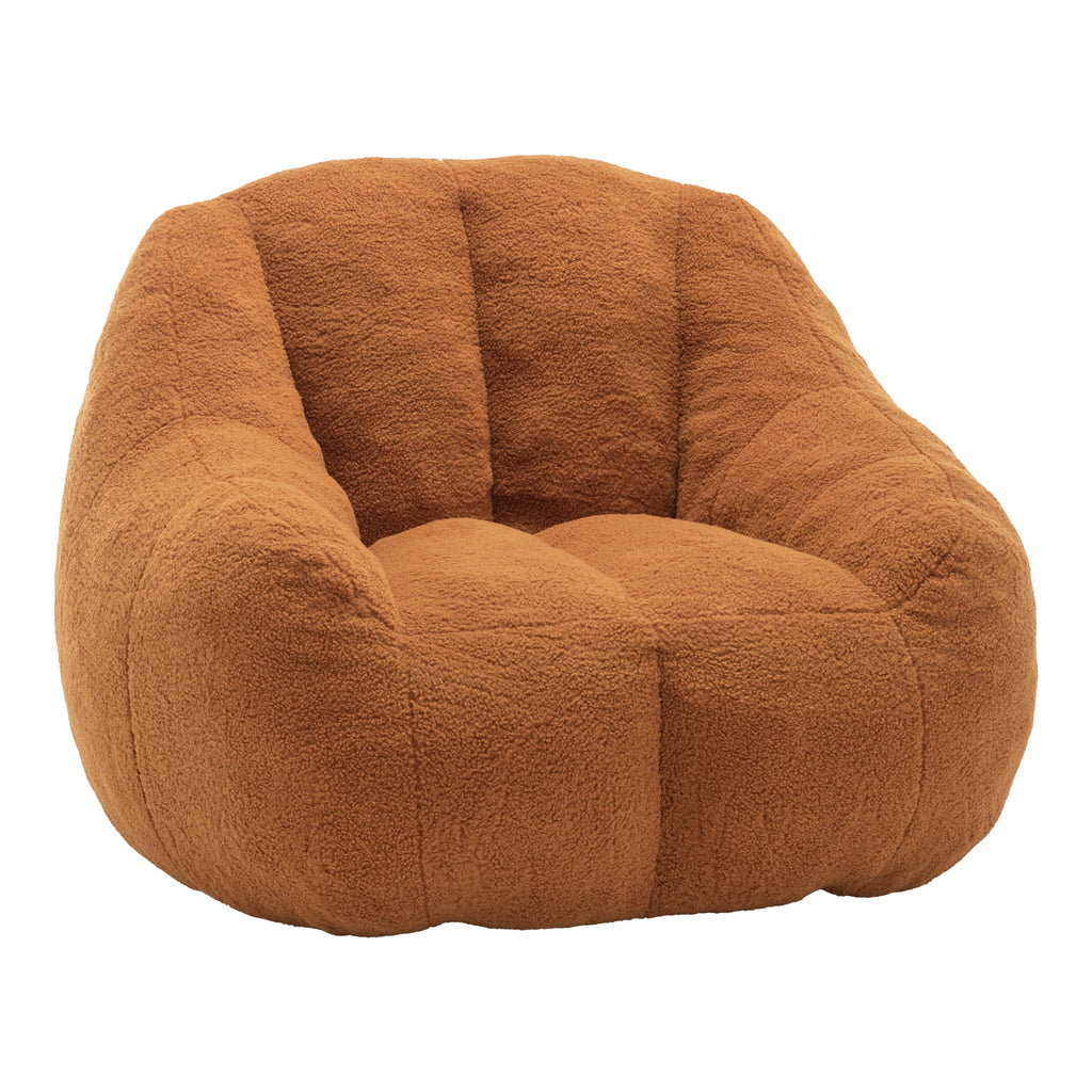 Comfy Bean Bag Chair with Memory Foam Filler – Tufted Soft Stuffed Bean Bag Sofa for Dorm, Apartment, or Living Room – Yellow - Grand Goldman Shop