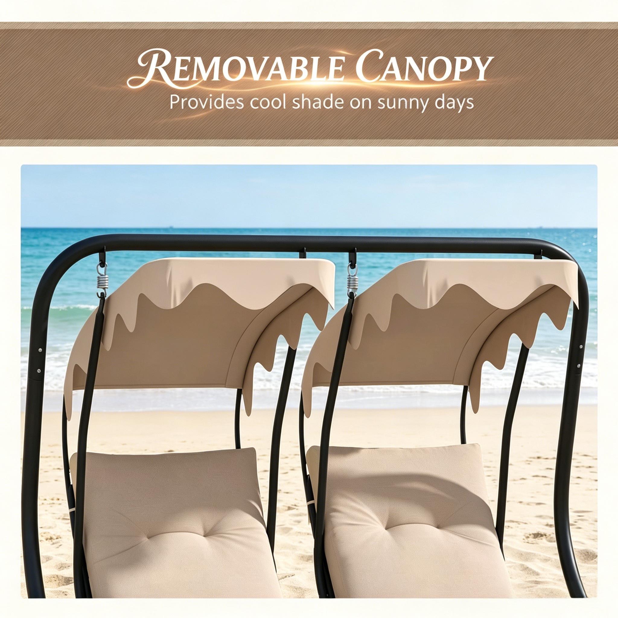 Garden Swing Chair,Outdoor Swing Chair,Two-Person Porch Swing Chair - Grand Goldman Shop