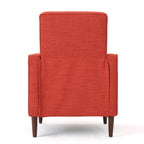 Macedonia Mid-Century Modern Button Tufted Fabric Recliner - Grand Goldman Shop