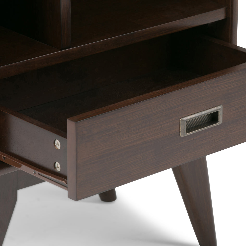 Draper Mid Century Bookcase and Storage Unit | Premium Home Decor - Grand Goldman