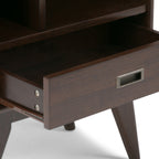 Draper Mid Century Bookcase and Storage Unit | Premium Home Decor - Grand Goldman