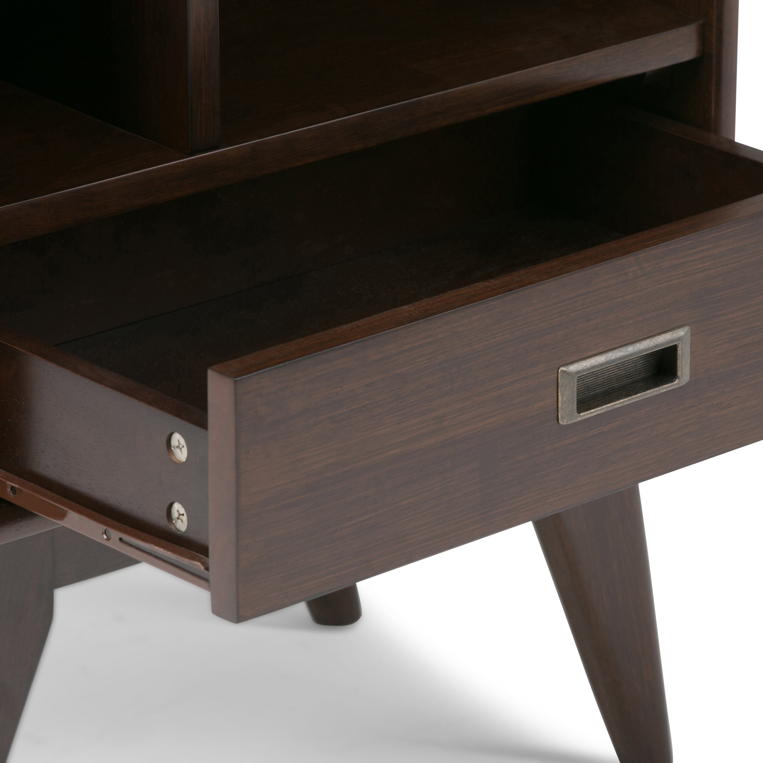Draper Mid Century Bookcase and Storage Unit | Premium Home Decor - Grand Goldman