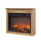 28 inch TV media entertainment center With electric fireplace - Grand Goldman Shop