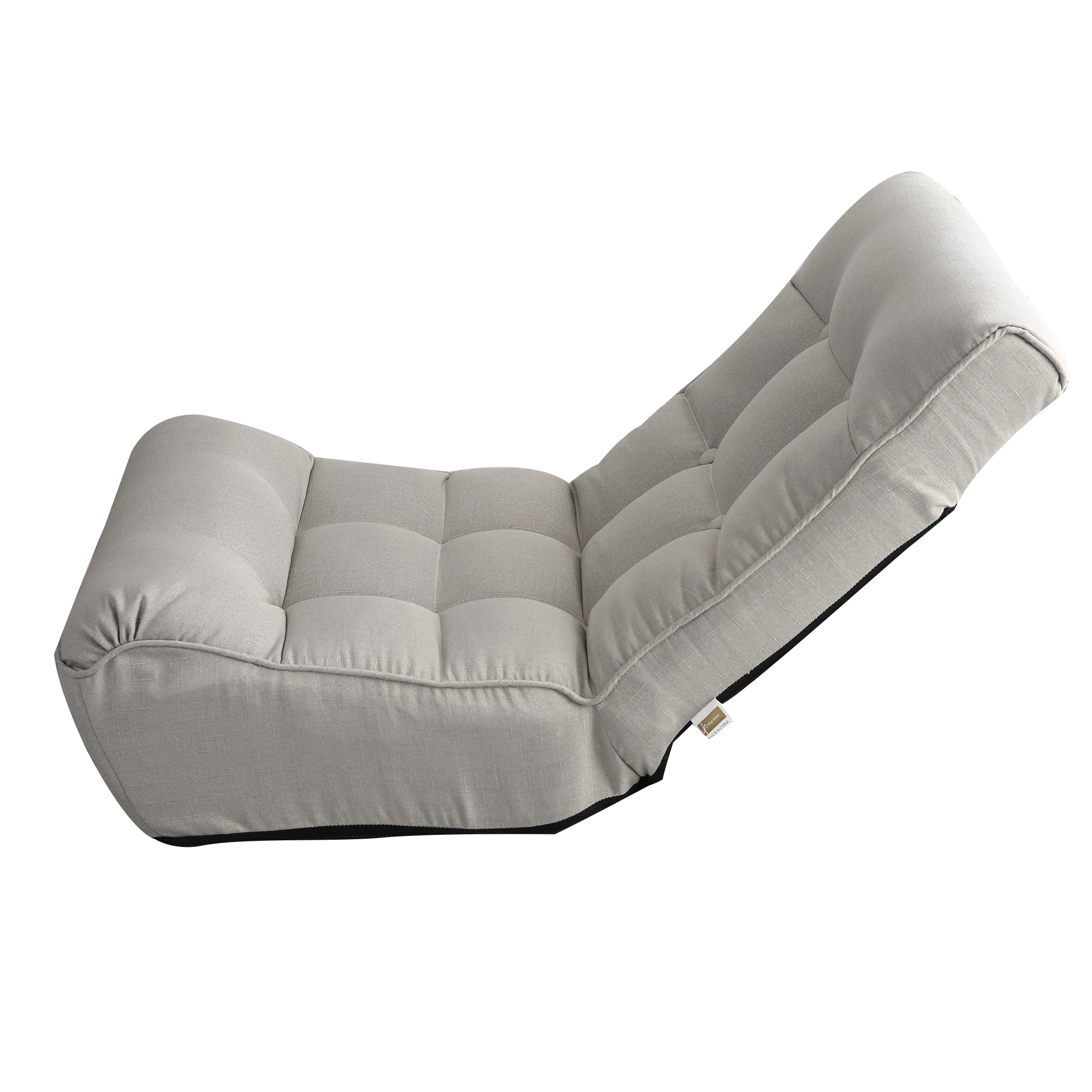 Adjustable Gray Metal Reclining Chair for Living Room and Balcony - Grand Goldman Shop