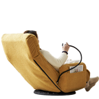 Adjustable Yellow Swivel Lounge Chair with 360-Degree Rotating Seat and Headrest Support, Leisure Chair Deck Chair - Game Chair for Living Room - Grand Goldman Shop