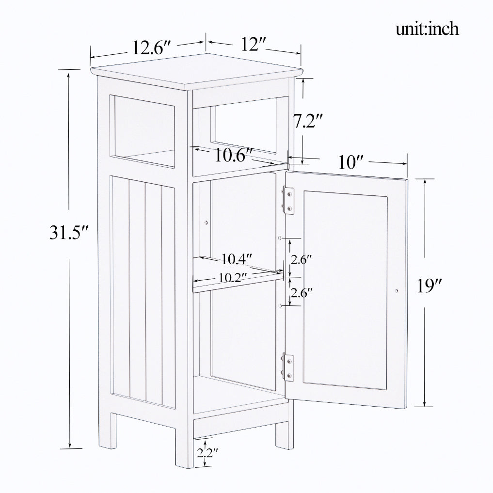 Bathroom single door cabinet - Grand Goldman Shop