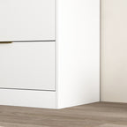 Simply Modern 6-Drawer Dresser, Chest of Drawers for Bedroom, Living Room, Hallway, and Entryway - Large Storage Cabinet White - Grand Goldman Shop