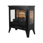21 inchThree-sided Freestanding Electric Fireplace Stove heater with 3D Flame effect with remote control - Grand Goldman Shop