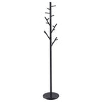 Black Tree Branch Style Coat Rack with 18 Hooks - Steel, 69.25in H - Grand Goldman Shop