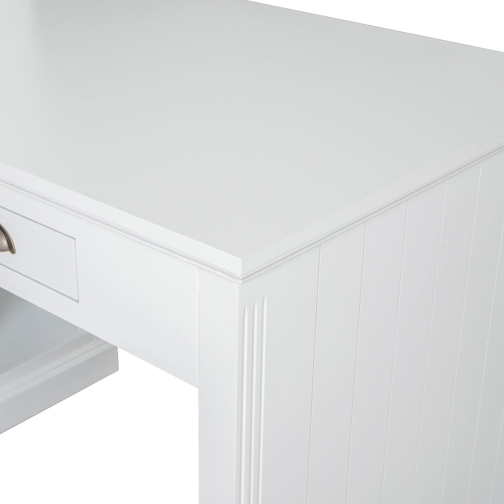 83.4'Tall Bookshelf with Writing Desk, Modern Bookcase with Study Desk, Workstation with Storage Shelf,Storage Bookcase with 