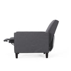 Smoke Fabric Push Back Chair for Elegant Home Décor - Grand Goldman Shop