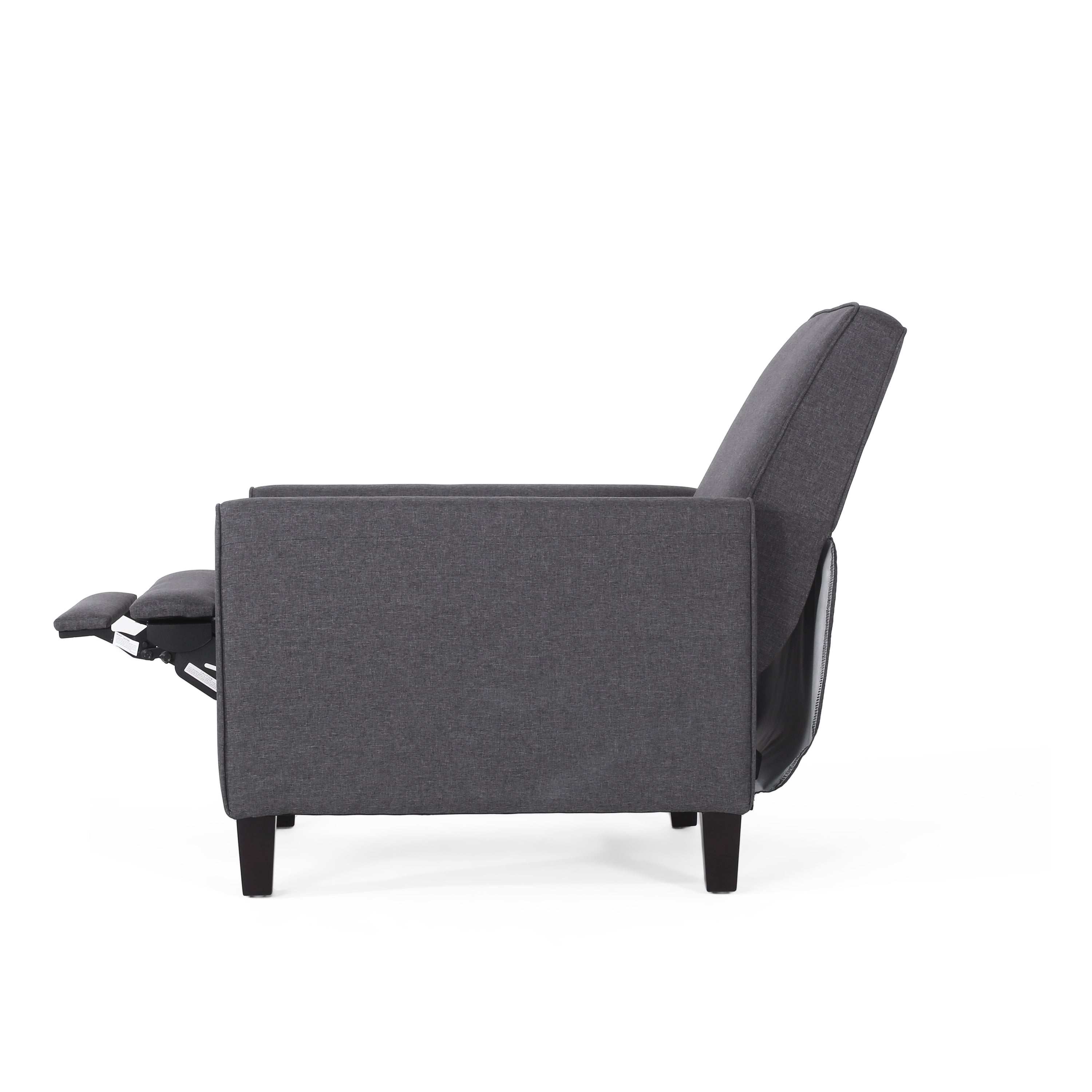 Smoke Fabric Push Back Chair for Elegant Home Décor - Grand Goldman Shop