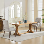 Upholstered Chenille Fabric Accent Dining Chair, Curved Solid Wood Legs, Elegant Tufted Club Dining Room Kitchen Room Arm Dining Chair, Single Pack,Beige,SW1895BG - Grand Goldman Shop