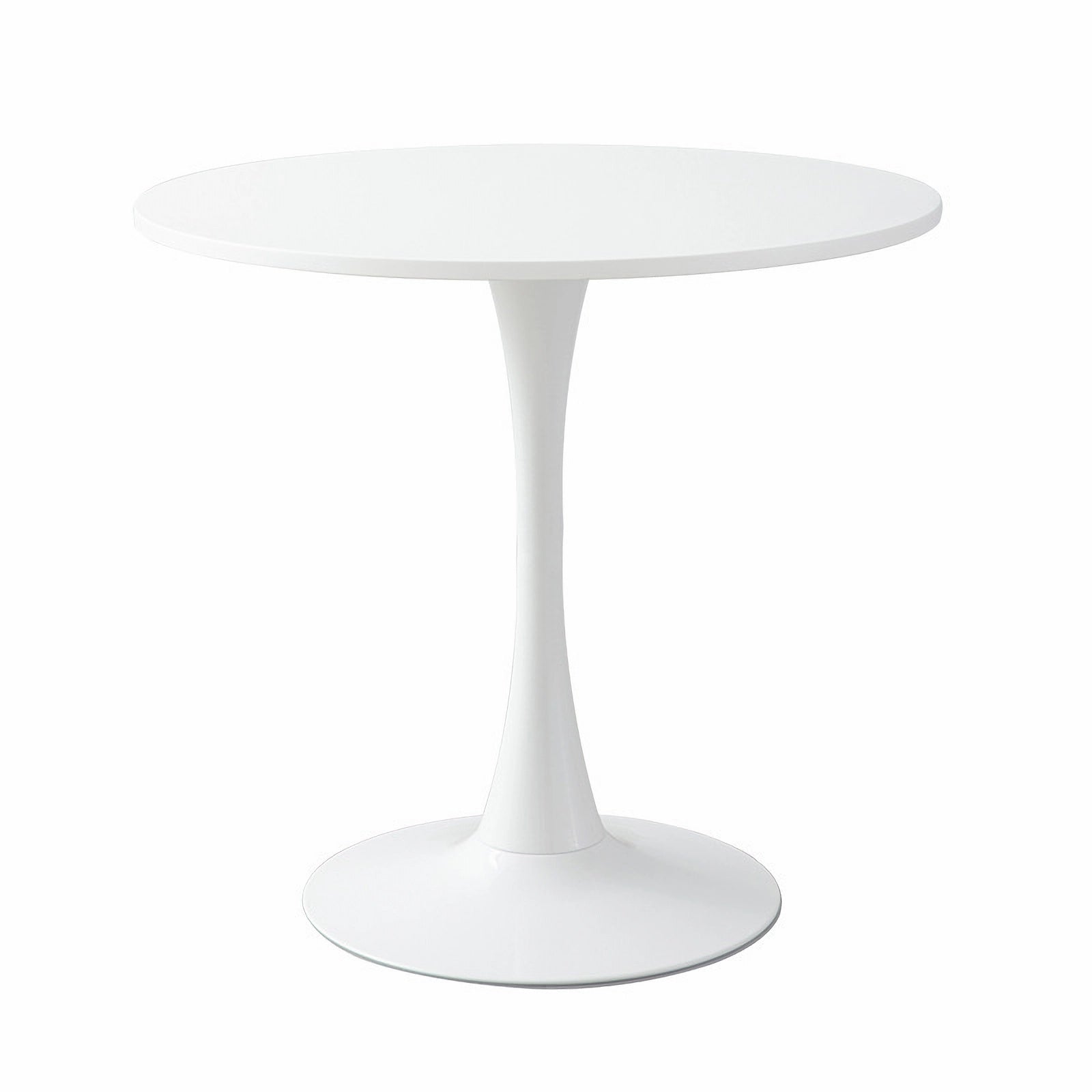 Modern Round Dining Table, ∅31.5'' Kitchen Dining Room Furniture, Coffee Table, Leisure Table, Living Room Table, Oval Dining Table, WHTIE - Grand Goldman Shop